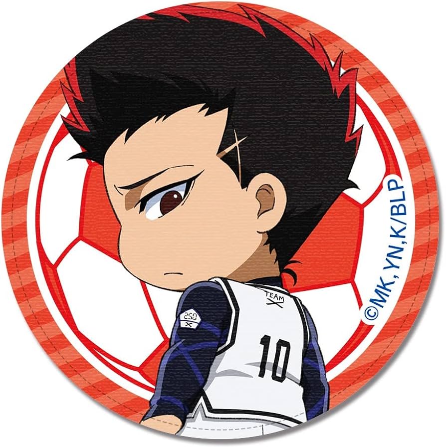 Amazon | ブルーロック レザーバッジ 馬狼照英 LBAN-B002-m07 | バッジ